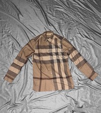 Camicia Burberry Originale A Righe Beig
