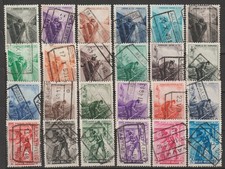 Belgium - Railway - 1945/6 - COB TR264/87 - SCOTT Q267/90 - Used -