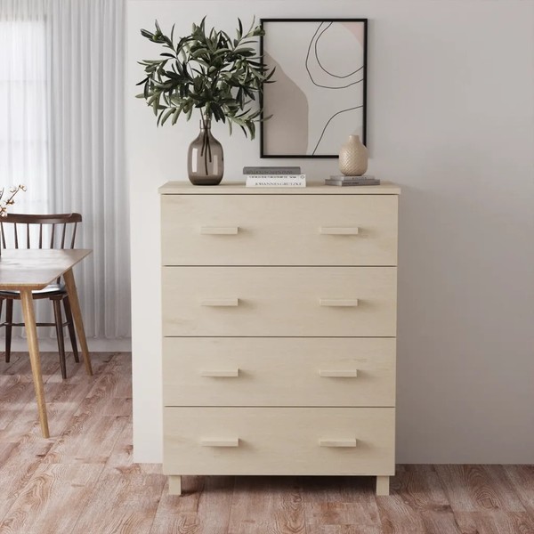 Sideboard Hamar Massivholz Kiefer Honigbraun 79 X 40 X 103,5 Cm-image