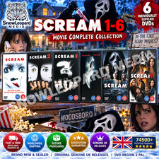 SCREAM 1-6 MOVIE COMPLETE COLLECTION DVD PART 1 2 3 4 5 6 FILM preorder 10th jul