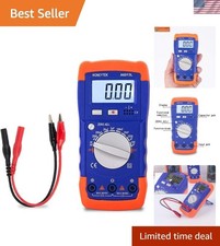 Portable Handheld Capacitor Tester with LCD Display - Accurate Range 200pF-20mF