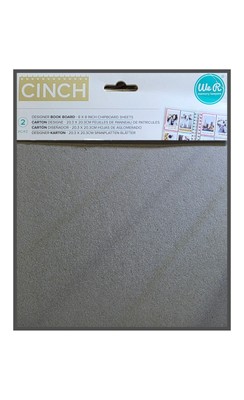 Designer Book Board *Cinch* 2pc 8x8 Inch Sheets.
