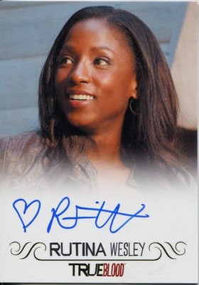 True Blood Archives Autogrammkarte Rutina Wesley