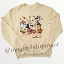 NWT  Disney World 2025 Halloween Pumpkin Spice  Everything Nice Sweatshirt  L