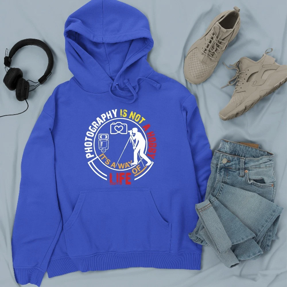 Photography Its A Way Of Life Hoodie Lifestyle Travel Photographer Gift