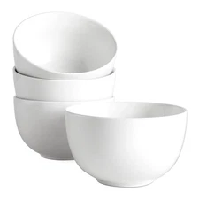 DOWAN 5.8" Deep Soup Bowls & Cereal Bowls - 30 Ounces Large Bowls Set of 4 fo...