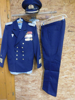 Marine Uniform Fregattenkapitän der Volksmarine Technische Laufbahn