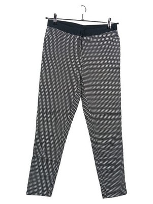 Hanson Damen Stoffhose Schwarz Gr. 40 L Business Büro Hose Grafisch