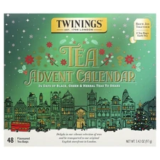 Tea Advent Calendar, 48 Tea Bags, 3.42 oz (97 g)