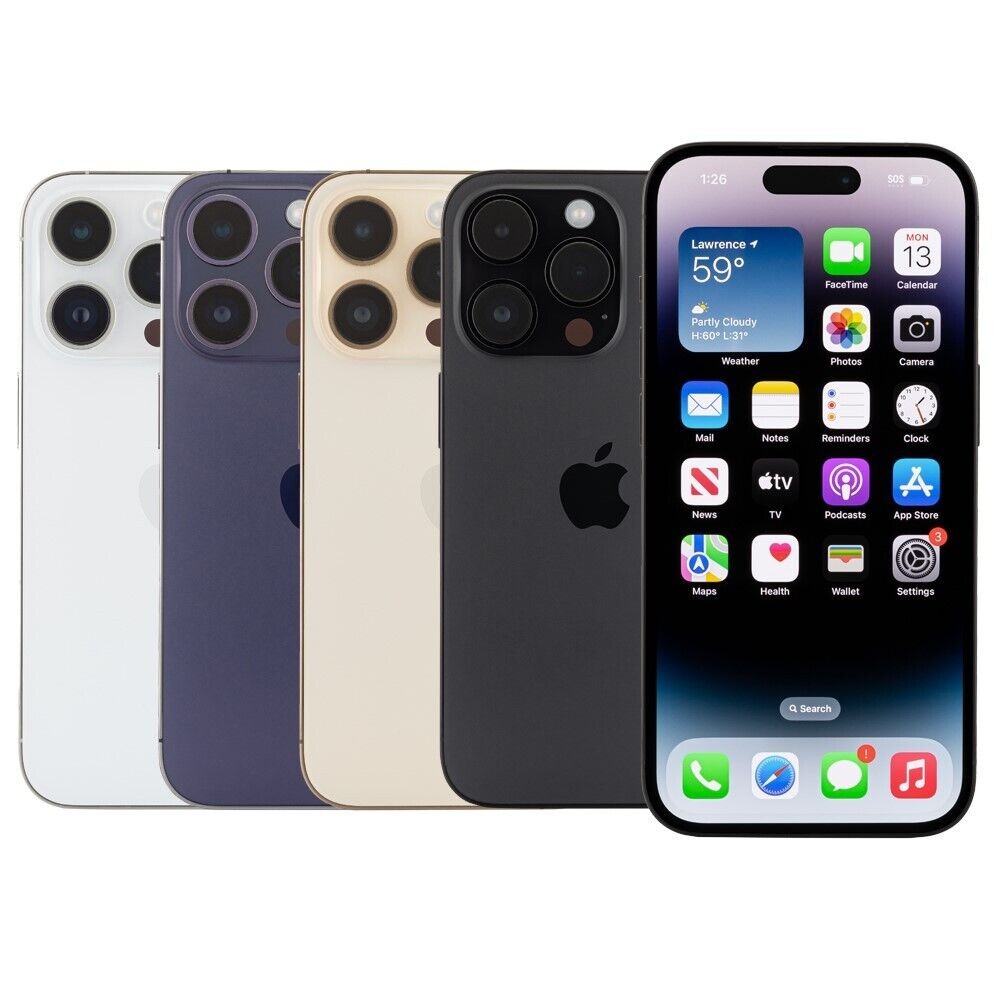Apple iPhone 14 Pro 128GB 256GB 512GB 1TB Verizon AT&T T-Mobile