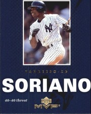 2003 Upper Deck MVP Talk of the Town #TT11 Alfonso Soriano - BB