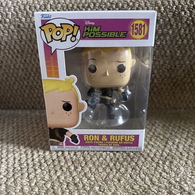 Funko Pop! Disney Kim Possible - Ron und Rufus #1581 Figur mit Koffer 