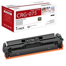 1 Pack BLACK 075 Toner Cartridge for Canon ImageCLASS MF663Cdw LBP647Cdw MF660c