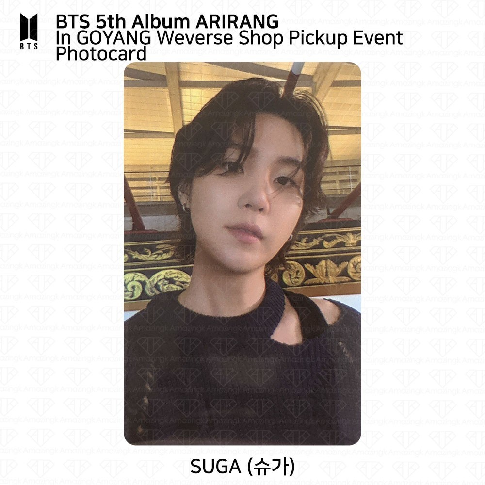 BTS World Tour ARIRANG In GOYANG Weverse Pickup Event Photocard | eBay