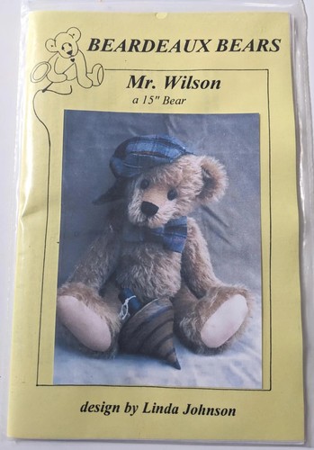 UNCUT Bear Pattern, Beardeaux Bear Pattern, Bear Crafting, Bear Making