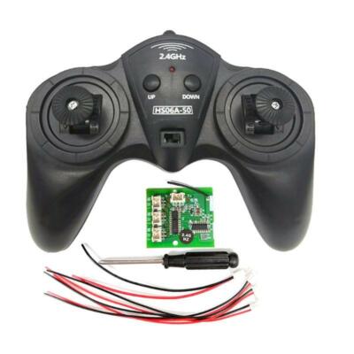 2.4G Transmitter 6 Channel Remote Control Receiver DC 6-15V DIY Car Model 50m