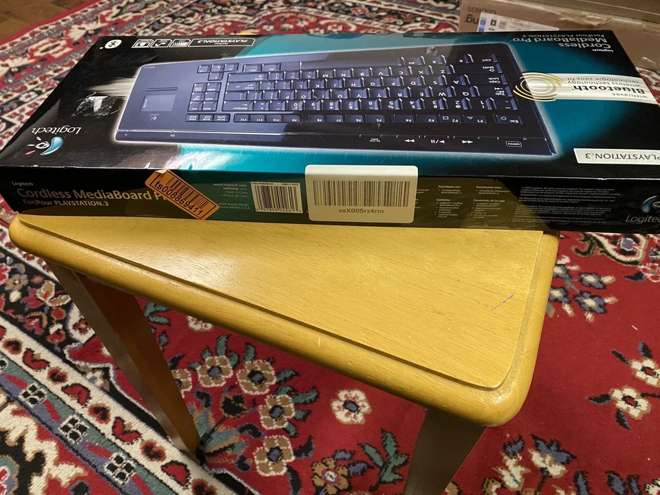 Logitech Bluetooth Cordless MediaBoard Pro for Playstation 3 PS3 New Sealed - Image 3 of 4