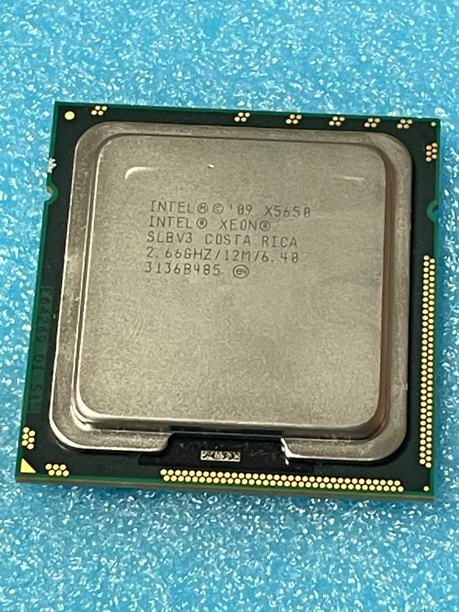 CPU pour Xeon X5650 Six-Core Twelve Threads 2.66GHz 12M Cache LGA1366 CPU Official Version