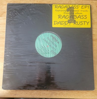 INDIKA  RAGABASS-DADDY RUSTY VINYL RECORD (HYPE STICKER) -NEW SEALED- RARE 