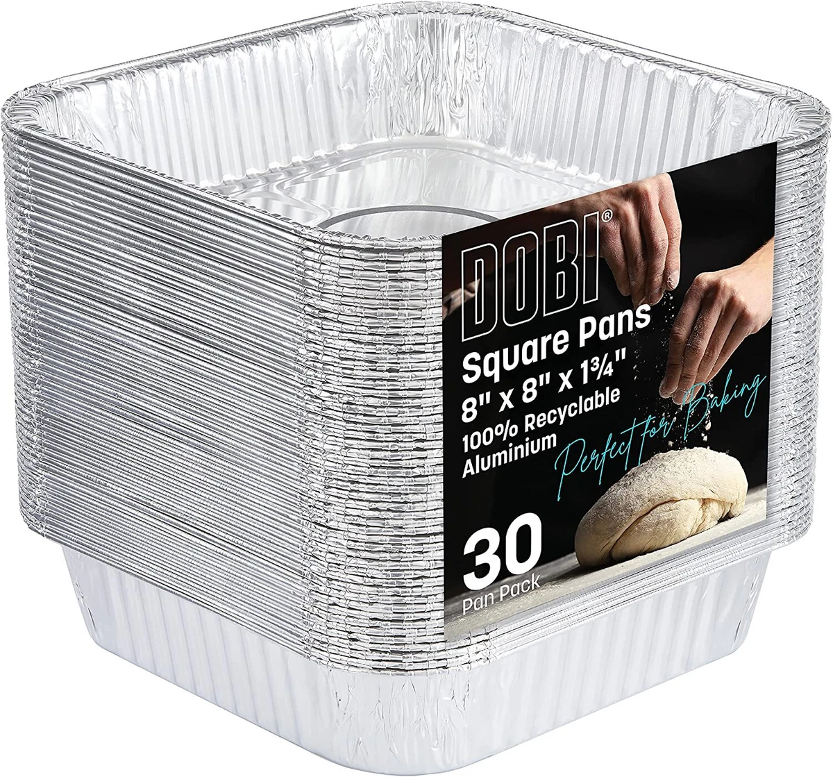 Disposable Aluminum 8 Square Cake Baking Pan