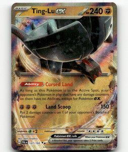 pokemon card hydreigon Scarlet and Violet Ting-Lu and Chien-Pao 4-Pocket Portfolio for Pokmon
