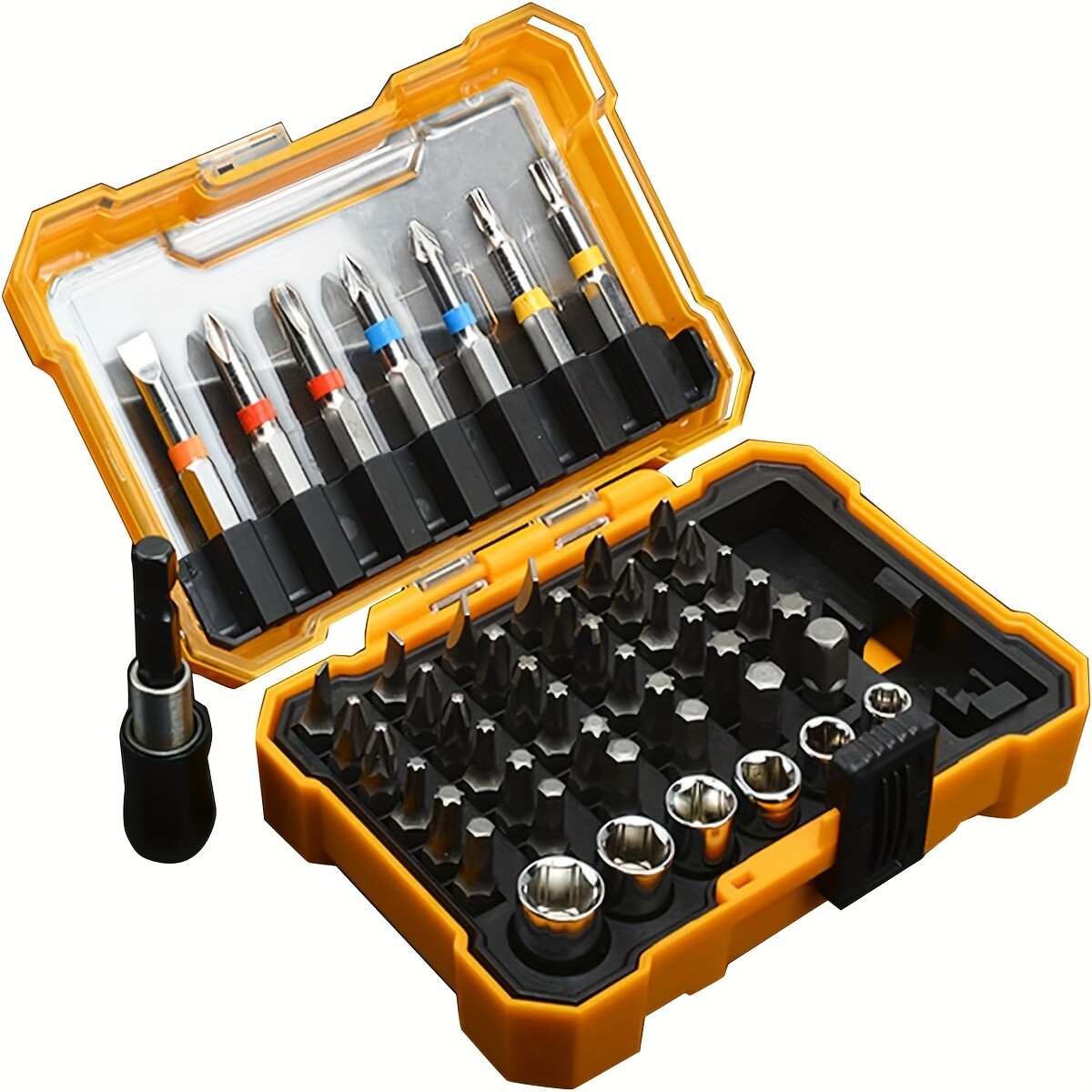 50pcs Multi Size Magnetic Screwdriver Bit Set Chrome Steel For Home Repair Tools