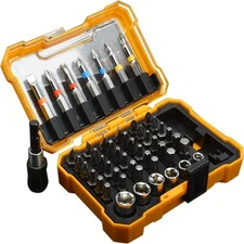 50pcs Multi Size Magnetic Screwdriver Bit Set Chrome Steel For Home Repair Tools