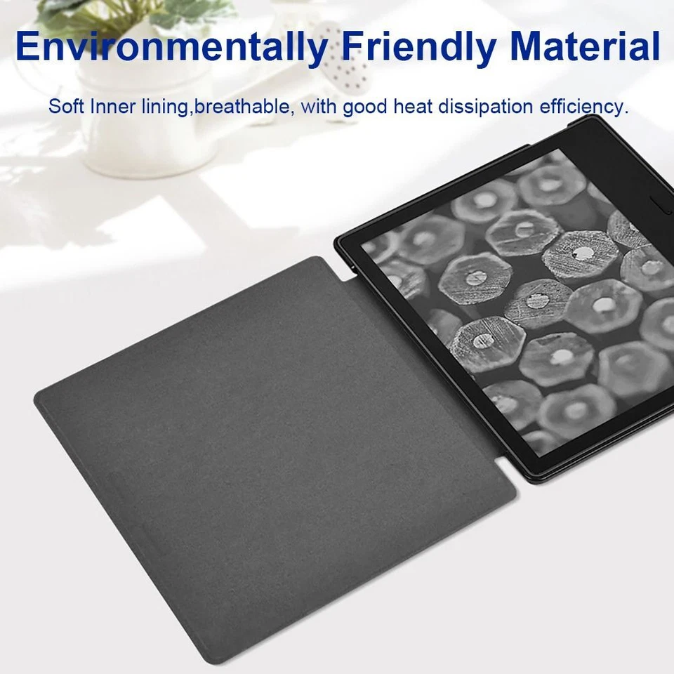 9/10th Generation 7 inch eReader Folio Case Funda for Kindle Oasis 2/3 - Image 4 of 4