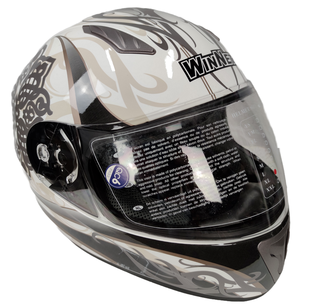 Casco Policarbonato Casco Integrale DVS WinNet H520 - Con Visierina Sole, Taglia M, Omologato ECE 22.05 Casco Dvs Visierina - Foto 13