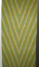 11 Yard HAND MADE UZBEK Natural 100 COTTON IKAT FABRIC 5669