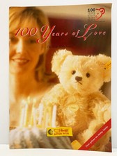 New Steiff German Stuffed Animals 2002 100 Years Of Love Bear Catalog