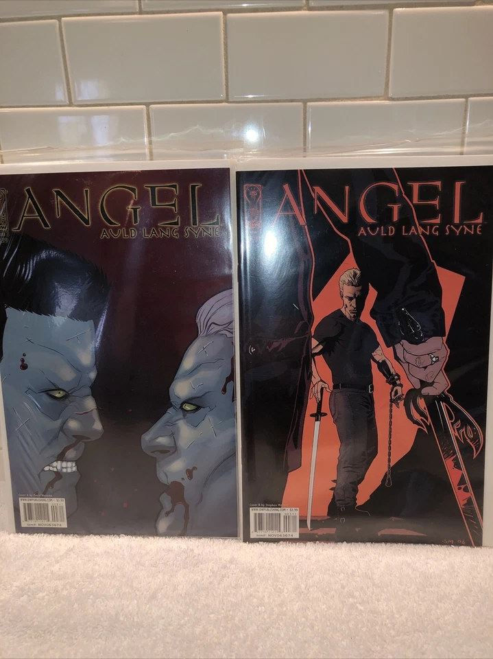 Angel (Buffy Vampire Slayer) Auld Lang Syne выпуск 1-5 комиксов с обложками (A & B) - Изображение 4 из 4