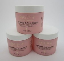 PACIFICA Vegan Collagen Recovery Body Butter - Lot of 3