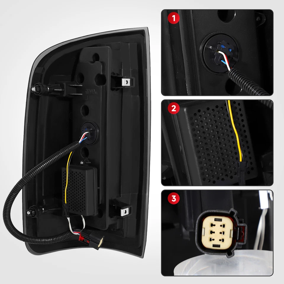 Tail Lights LED Brake Turn Signal Lamps For 2015-2022 Chevy Colorado GMC Canyon Foto 3 de 4