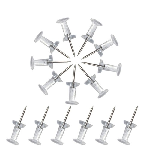 200Pcs Transparent Pushpins Map Push Tacks for Office map pushpins - 第 6/11 張圖片
