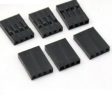 50Pcs 4P Dupont Jumper Wire Cable Housing Female Pin Connector 2.54mm Pitch