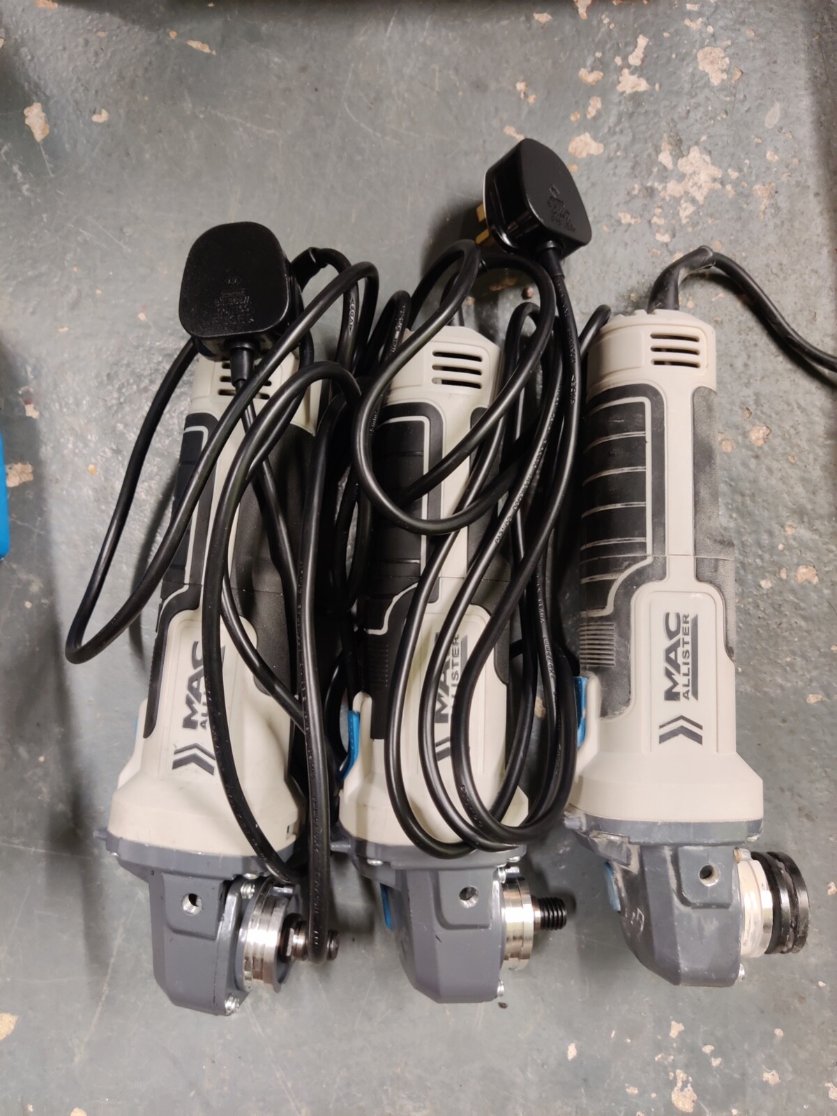 Mac Allister MSAG750 750W 115mm Angle Grinder job lot of three eBay