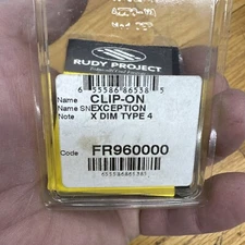 Rudy Project Exception Optical Adapters. Clip On X Did Type 4