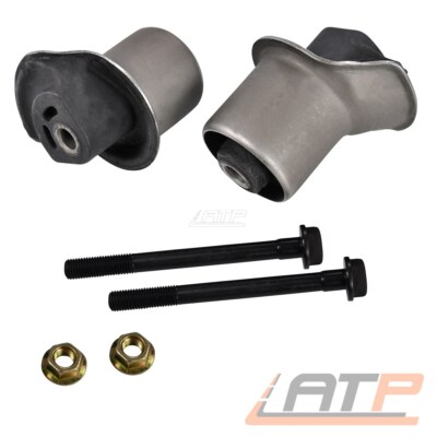 2x HINTERACHSLAGER TONNENLAGER GUMMILAGER HINTEN FÜR VW GOLF 3 1H 1E 4 