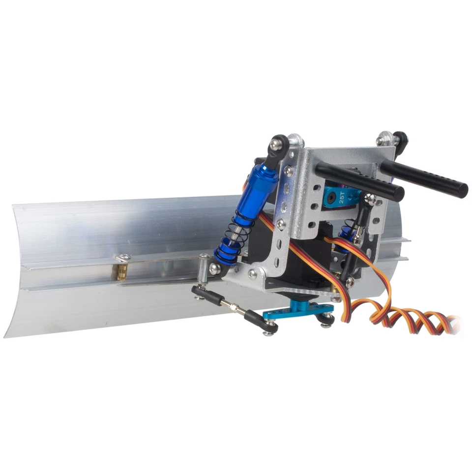 Alumium Snow Shovel with Servo Motor for 1/10 Traxxas TRX4 Axial SCX10 II Redcat - Image 3 of 4