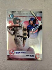 2018  Bowman Chrome #RV-SN Anthony Siegler / Noah Naylor Recommended Viewing