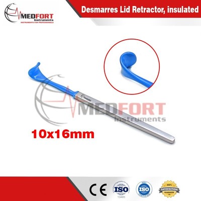 Desmarres Lid Retractor 14cm, 10X16mm, Ophthalmic Instruments, Plastic Surgery