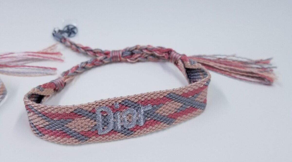 Christian Dior Pink Friendship Bracelet 1 New | eBay