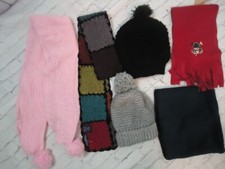 Lot of 6 - Assorted Unisex Kids: 4 pcs - Scarves, 2 pcs - Hats
