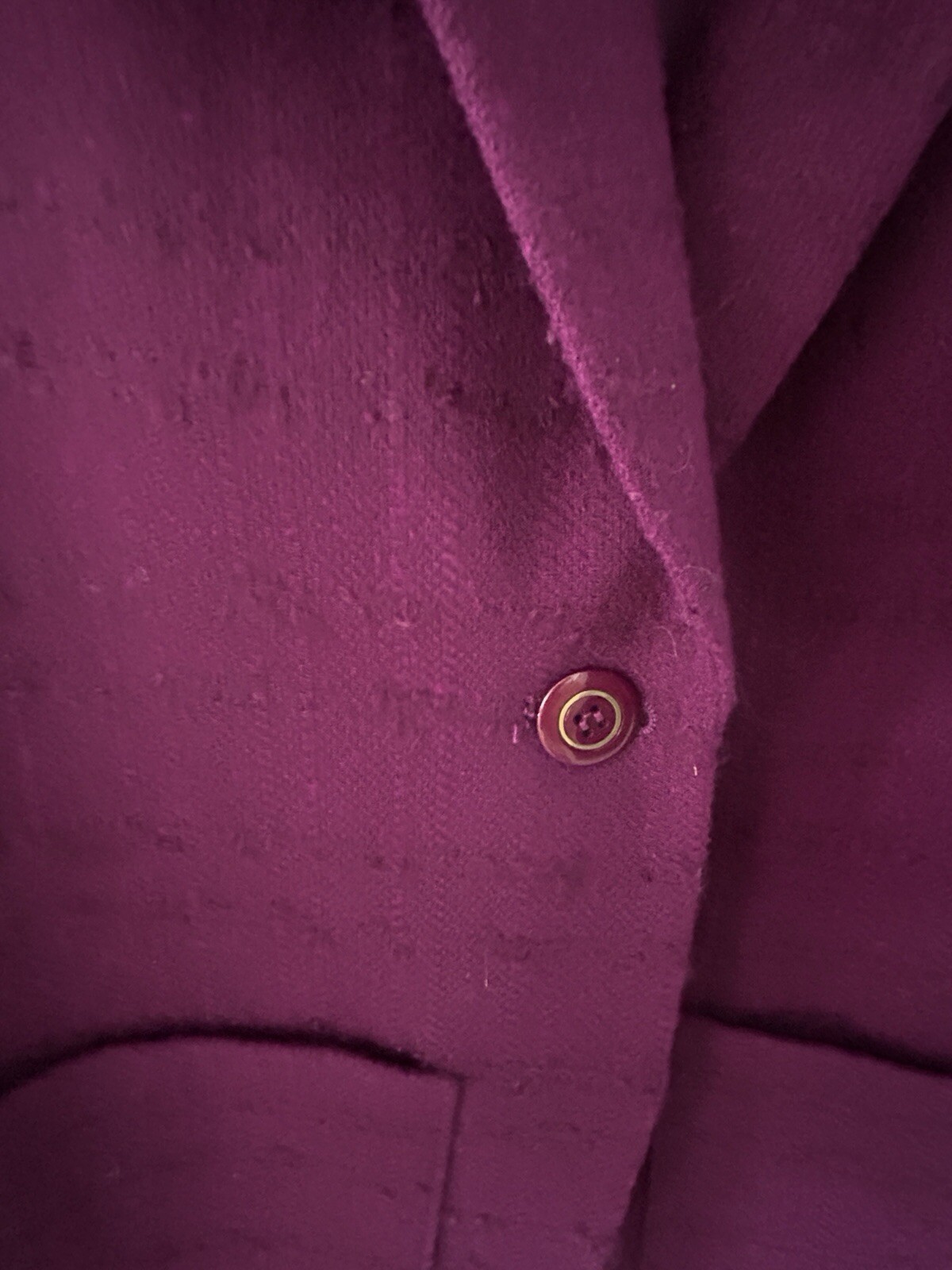 Miss Pendleton Virgin Wool Blazer Jacket Fuchsia … - image 3