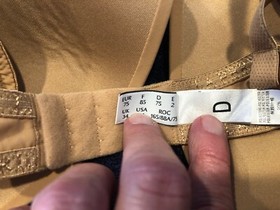 La Perla 2 Women's Padded Bra Toffee Brown Underwire                    Size 34D