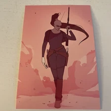 Aurra Sing Postcard - Star Wars Women of the Galaxy - Art by Little Corvus