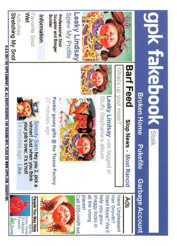 GARBAGE PAIL KIDS 2011 FLASHBACK SERIES 2 PICK-A-CARD YELLOW BASE STICKERS TOPPS - Picture 29 of 321