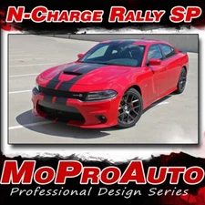 2015-2023 for Dodge Charger RT Scat Pack SRT 392 Hellcat Rally Stripe Vinyl Gra