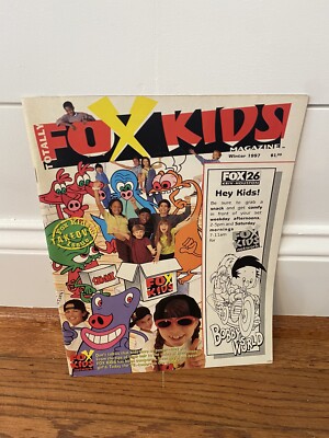 FOXEY MAGAZINE 12冊 Totally FOX KIDS Magazine Winter 1997 Beatleborgs Tomagotchi Sega